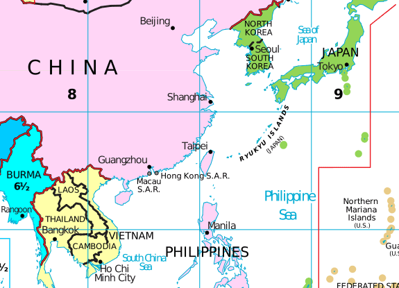 China and US Time Zones Map live Current local time with time zone